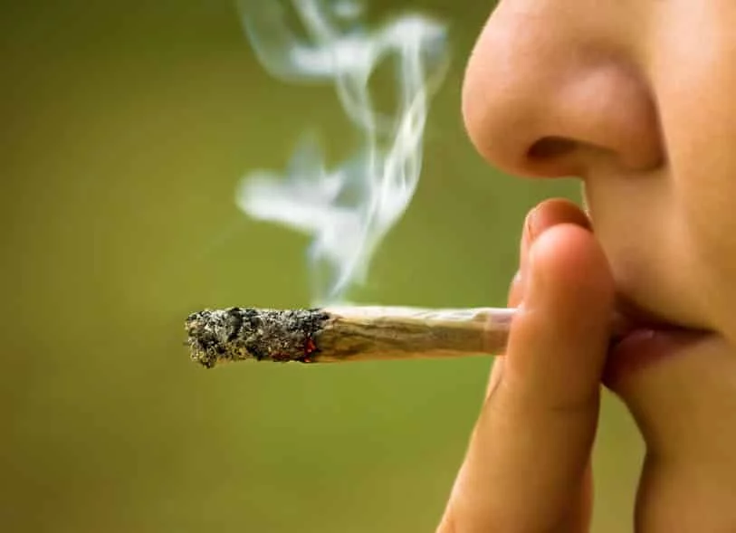 smoking weed