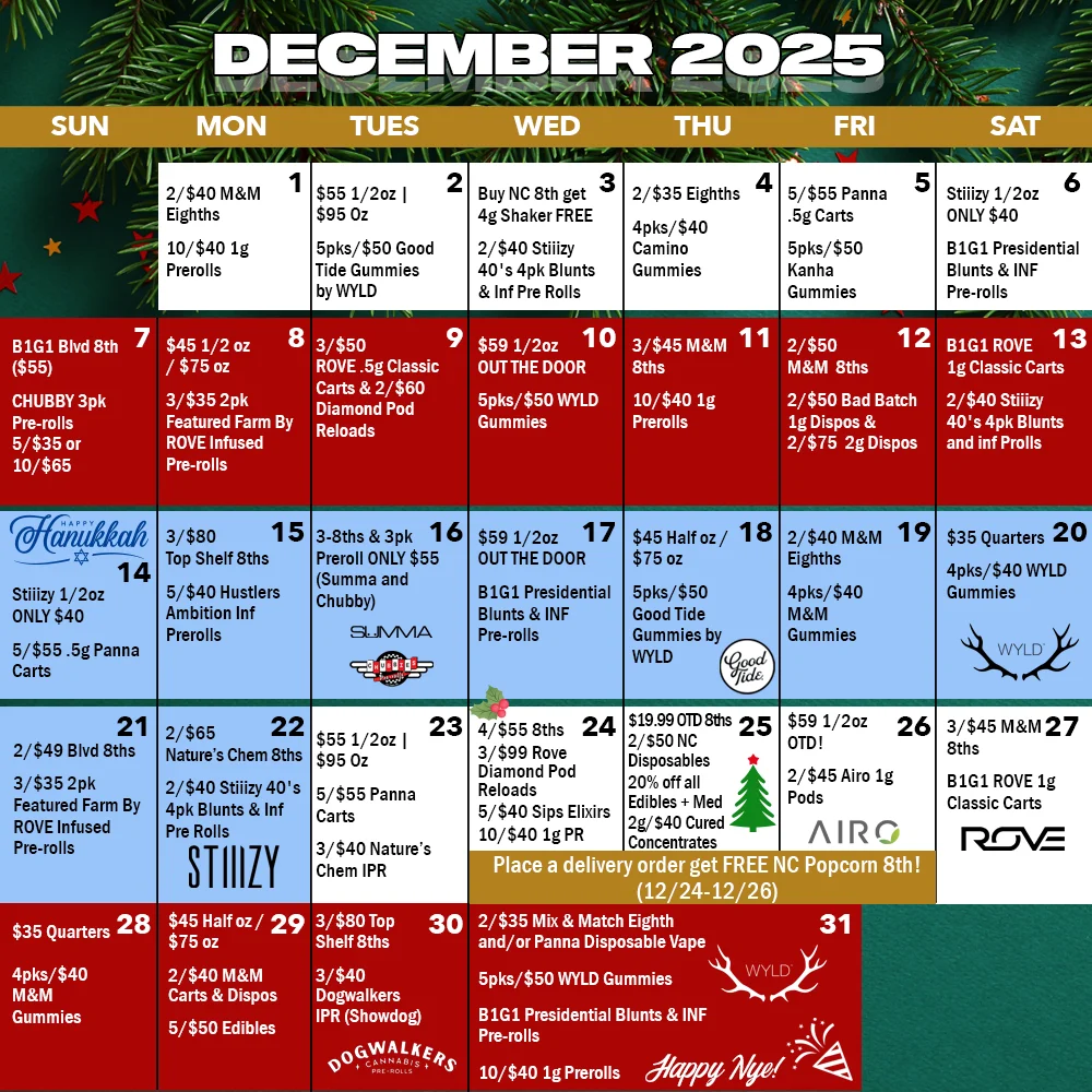 Full December Calendar